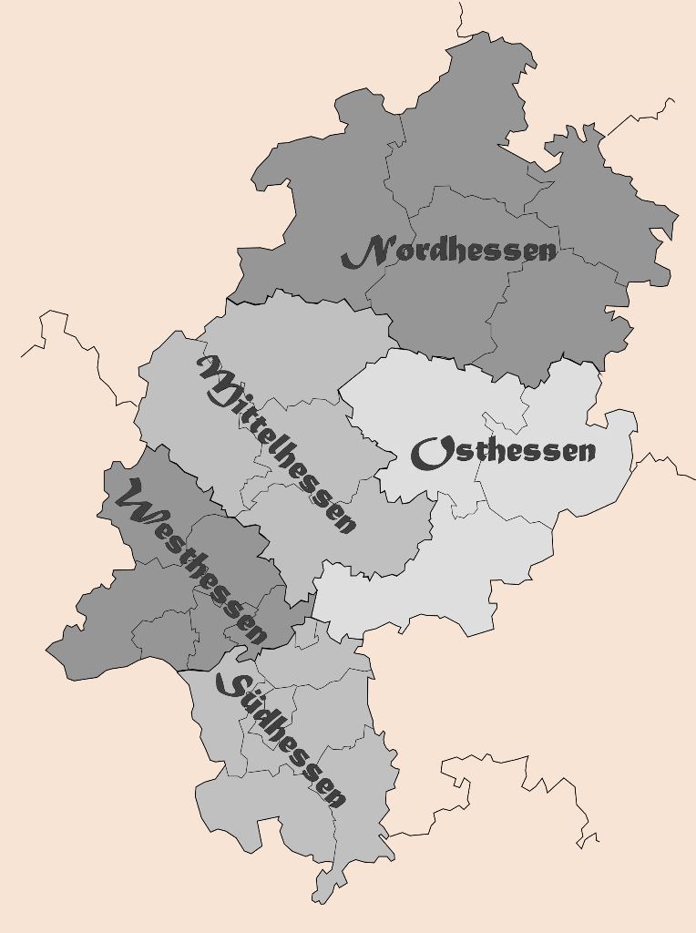 Fachwerkhäuser in [224] das-bundesland-hessen - Hessen - Bundesländer